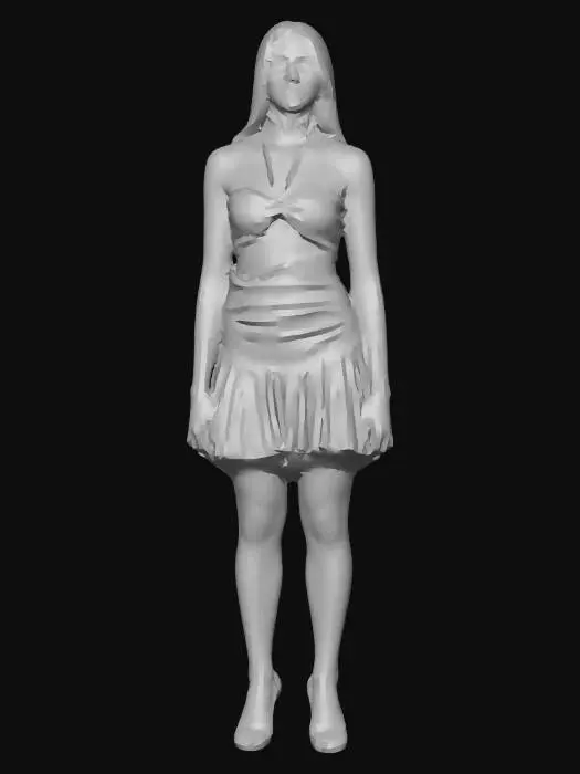 3D model for Scarlet Gala Ensemble
