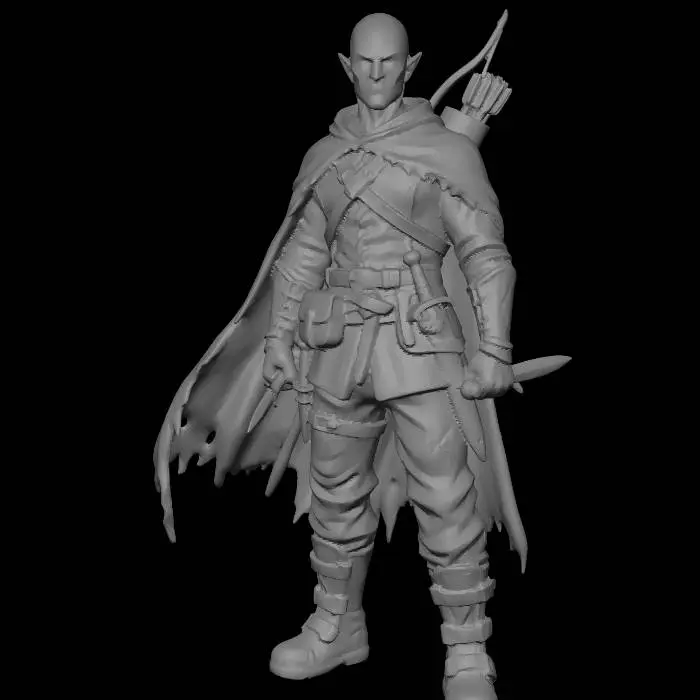 3D model for Scarred Ranger