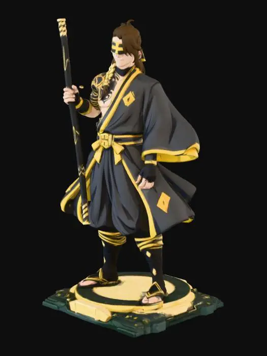 3D model for Masked Warrior