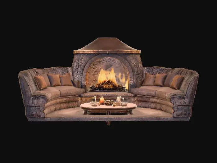 3D model for The Circular Hearth