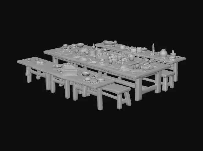 3D model for Banquet in the Stone Hall