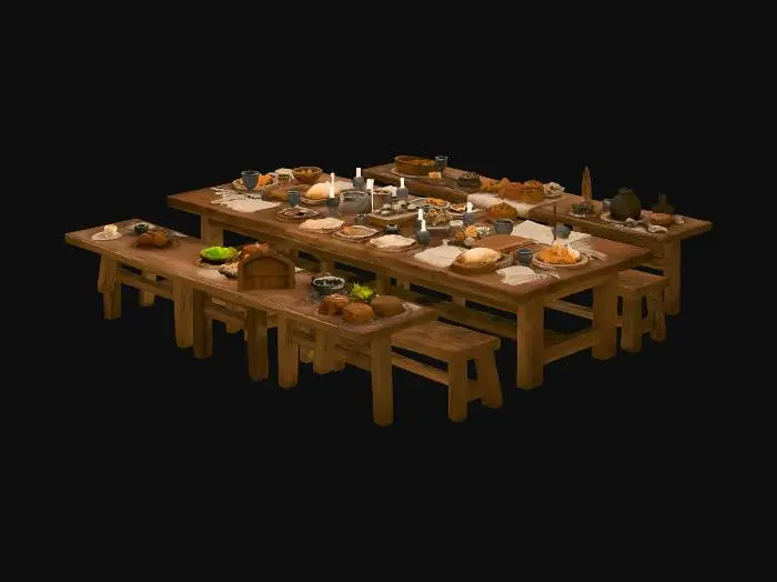 3D model for Banquet in the Stone Hall
