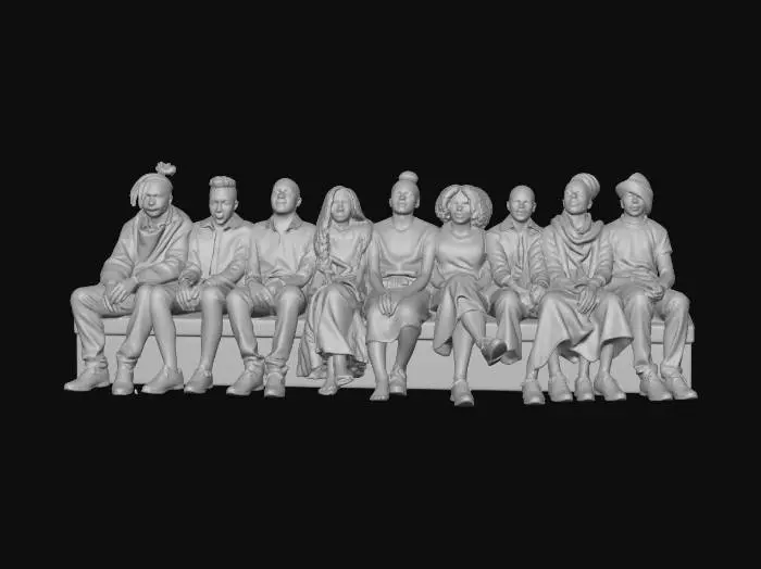 3D model for Colors of Unity in the Stadium