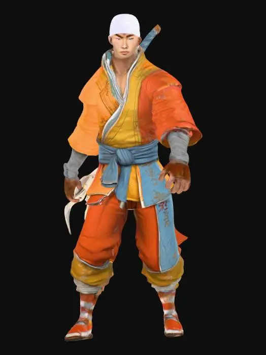 3D model for Martial artist