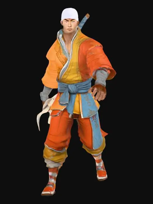 3D model for Martial artist
