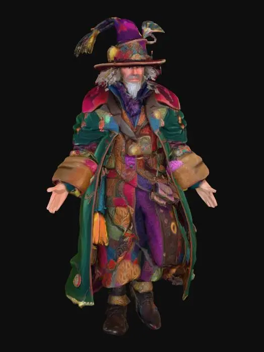 3D model for Colorful Wanderer Mage