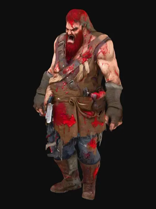 3D model for Butcher