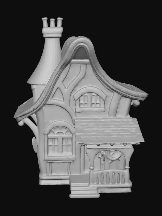 3D model for Whimsical Cottage