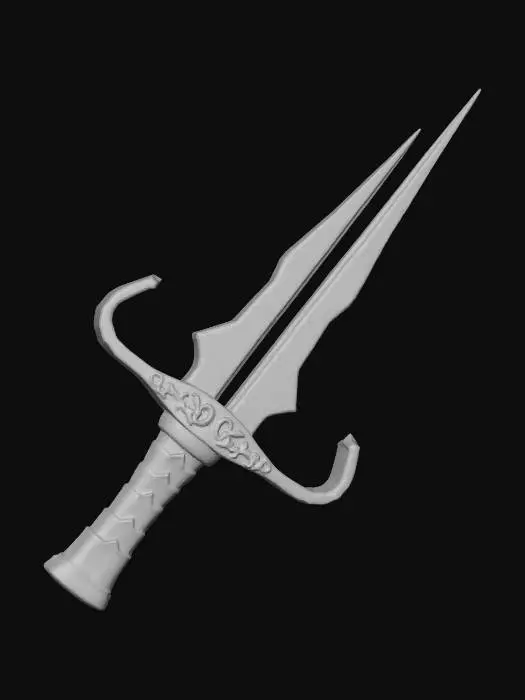 3D model for Two times dagger 3d model