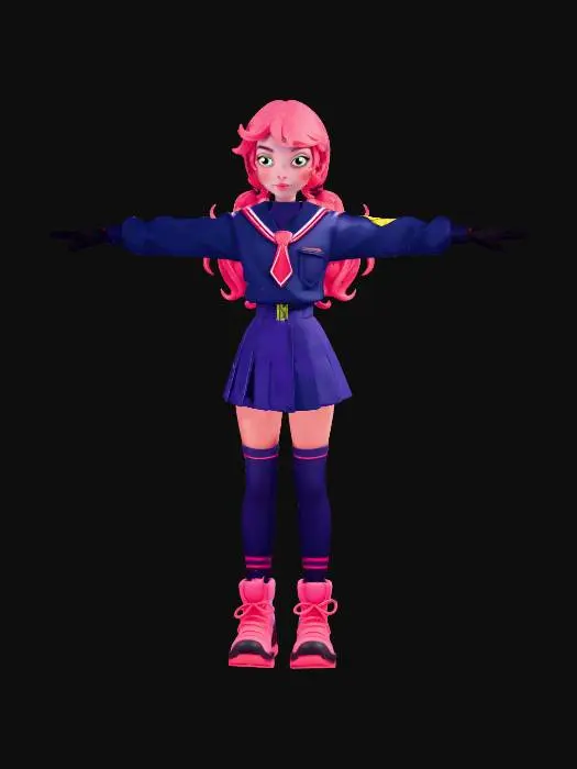 3D model for Neon Cadet