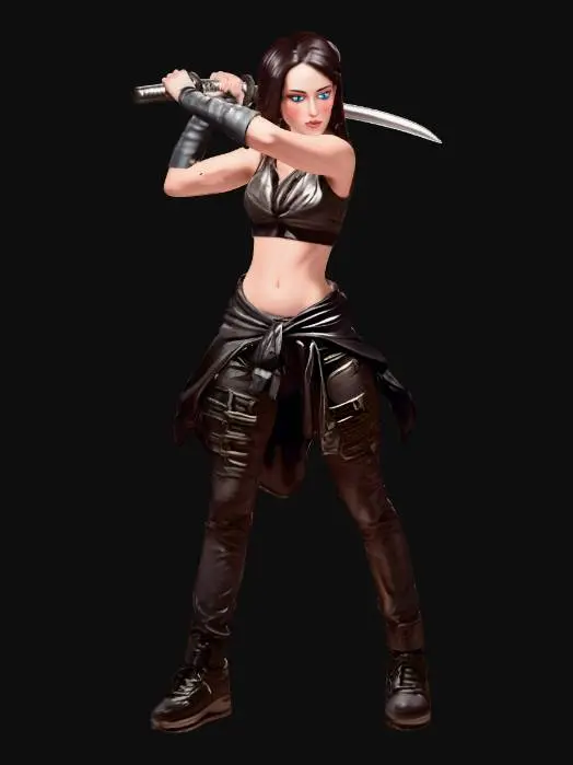 3D model for Nightblade Warrior