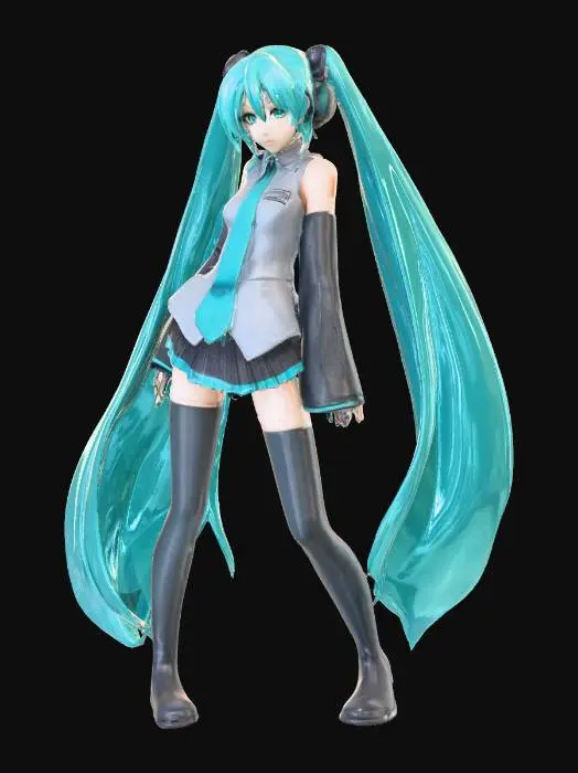 3D model for Vocaloid Figure