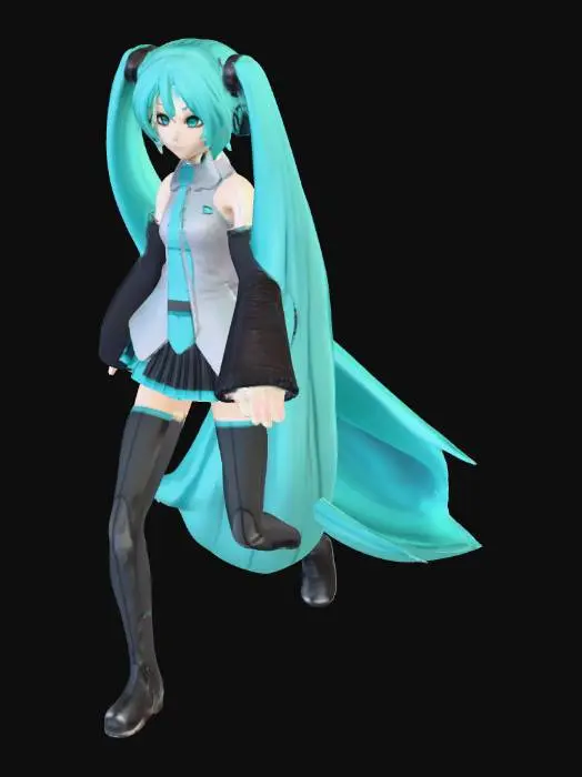 3D model for Vocaloid Figure