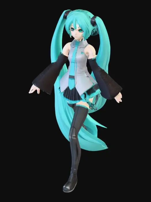 3D model for Vocaloid Figure