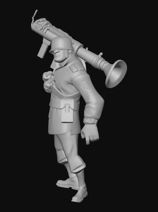 3D model for TF2: Soldier