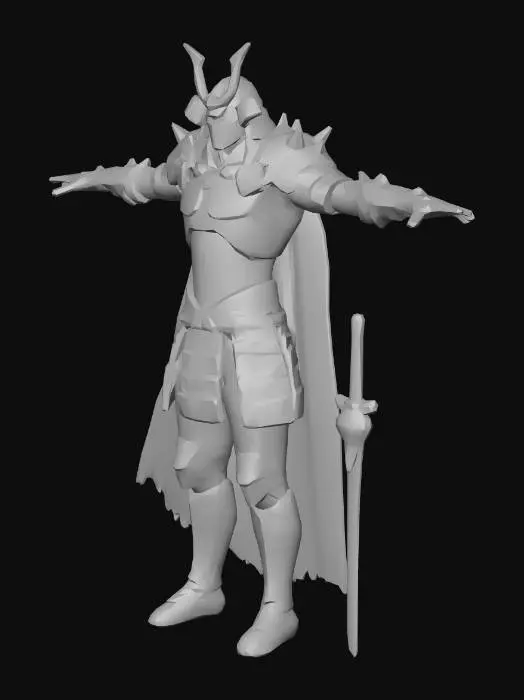 3D model for Crimson Dragon Knight
