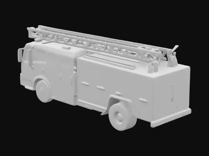 3D model for modern firetruck