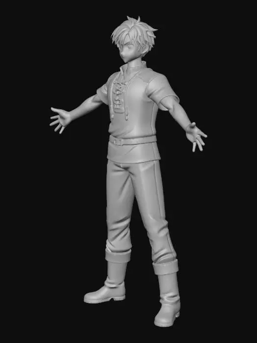 3D model for Welcoming Adventurer