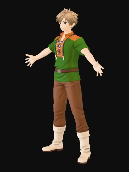 3D model for Welcoming Adventurer