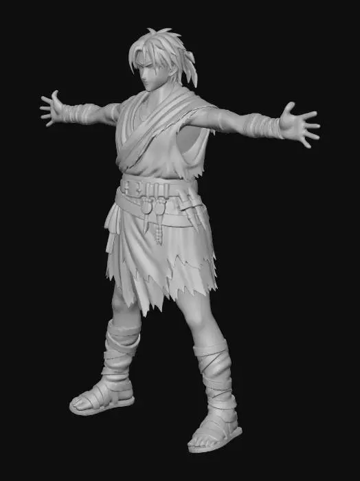 3D model for Wasteland Warrior