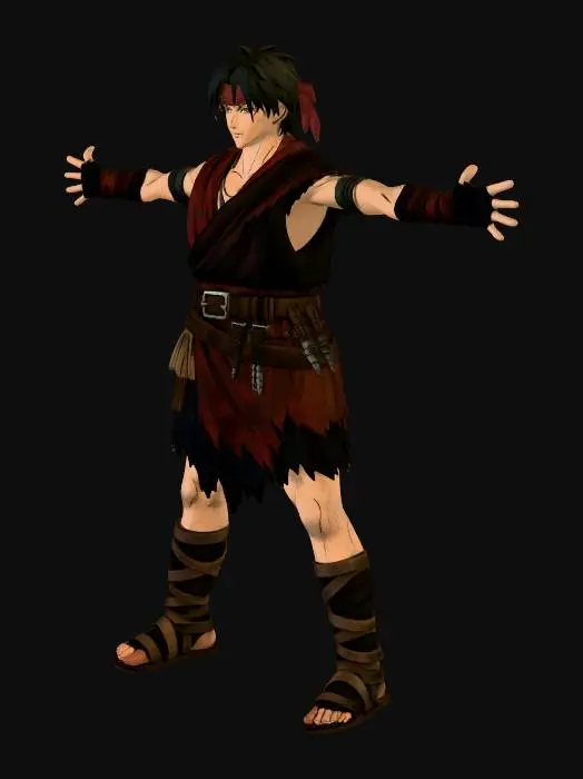 3D model for Wasteland Warrior