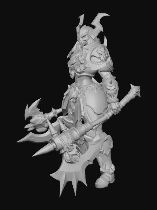 3D model for Frostbound Warlord