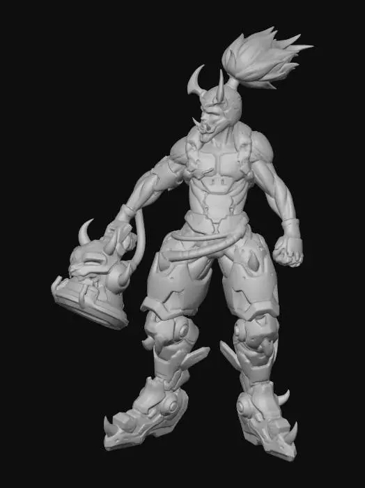 3D model for Violet Tempest Warlord