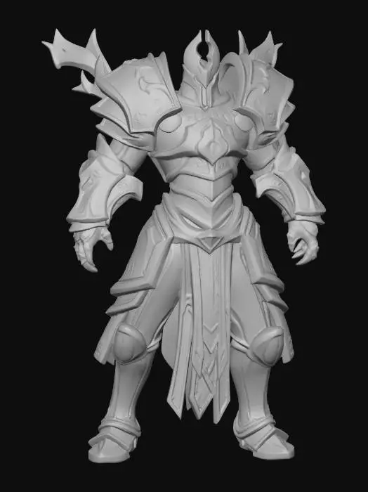 3D model for Crimson Warlord
