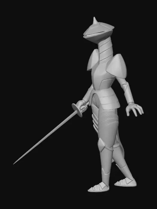 3D model for Darksteel Sentinel