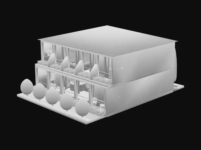3D model for penthouse