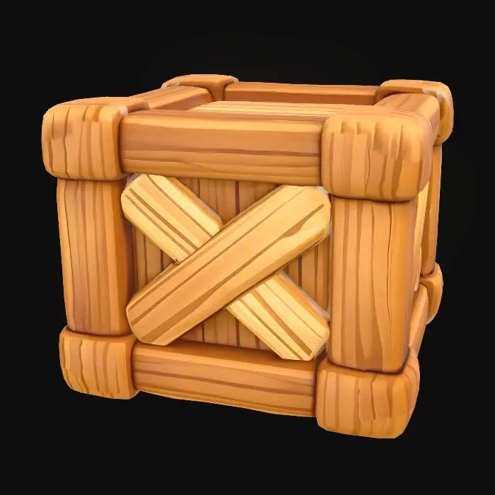 3D model for Interlocking Wooden Cube