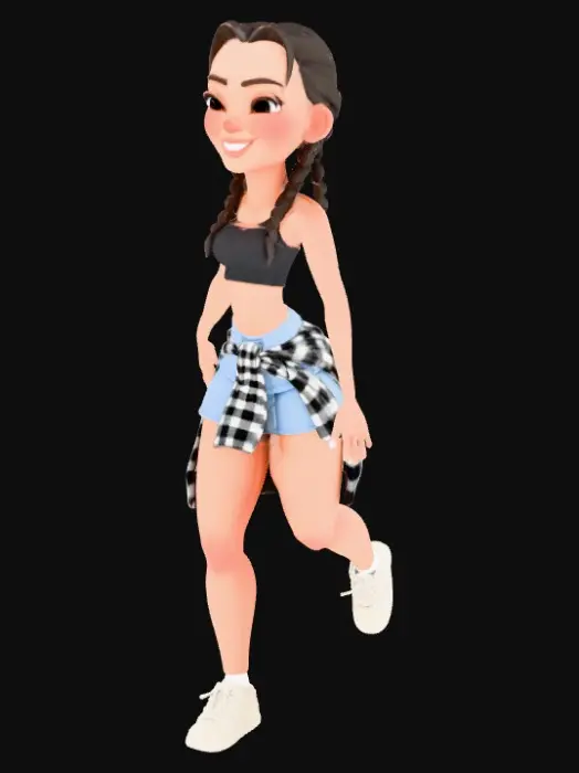 3D model for Breezy Pose