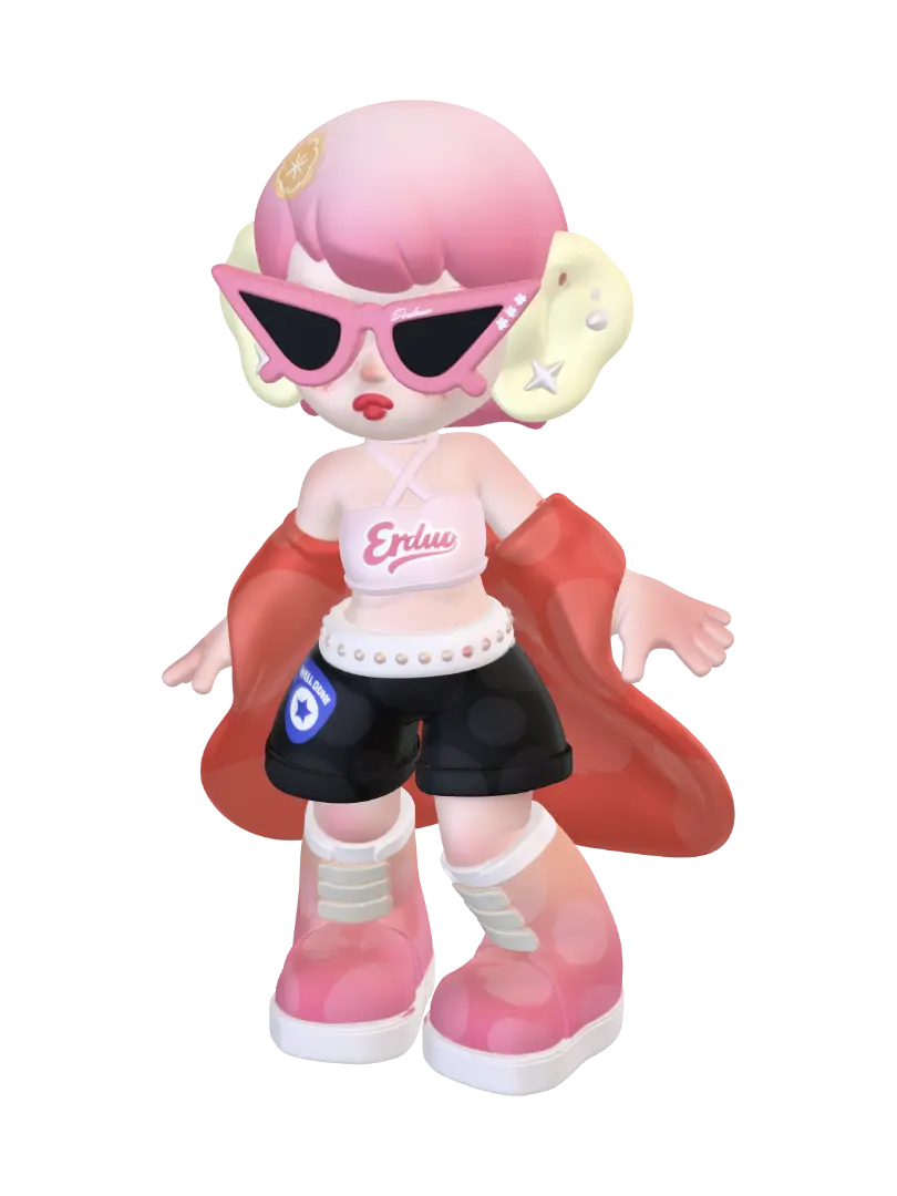 Midnight Diva - Spotlight 3D model, vytvořený pomocí AI