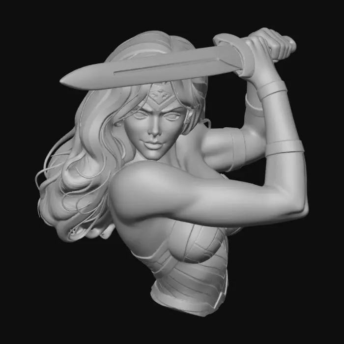 3D model for Warrior Princess