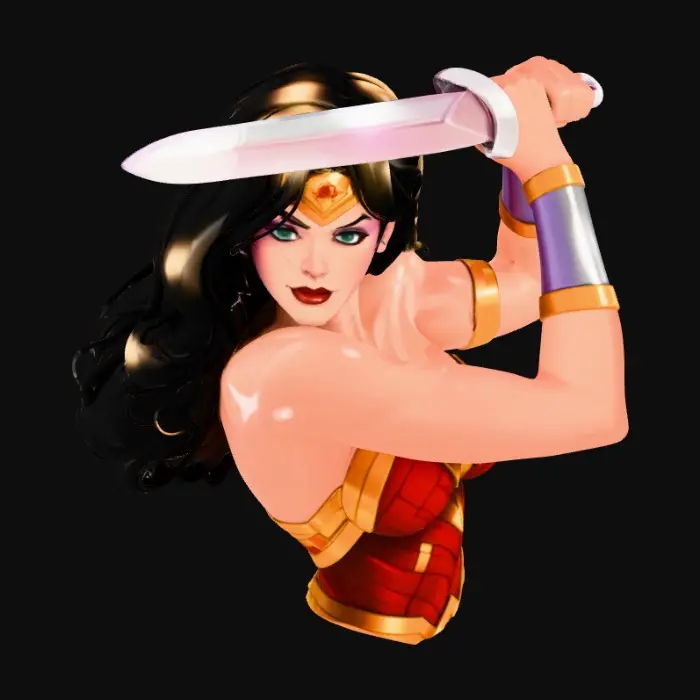 3D model for Warrior Princess