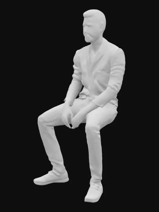 3D model for Seated Contemplation