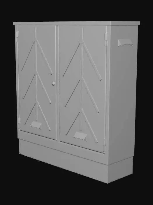 3D model for C utility box