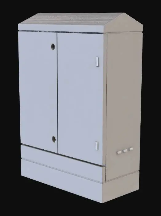 3D model for Grey utility box