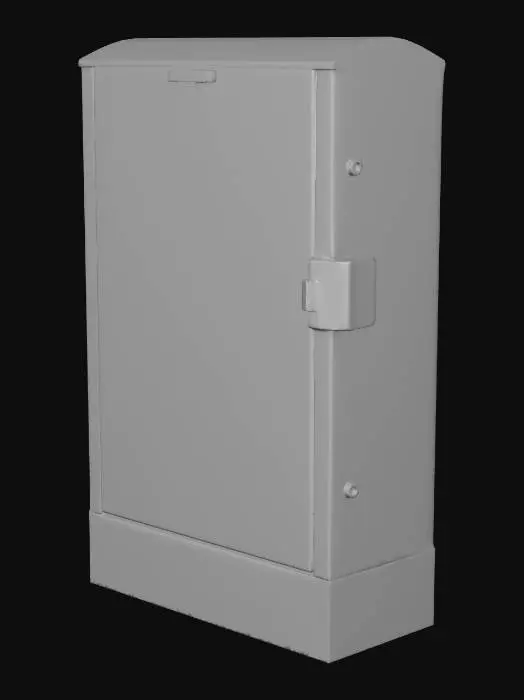 3D model for Green Utility Box