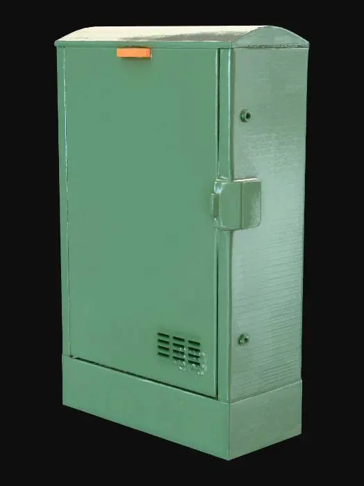 3D model for Green Utility Box
