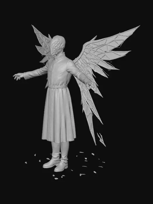 3D model for Stained Glass Guardian #villain#