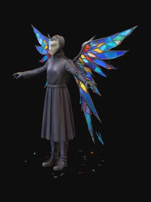 3D model for Stained Glass Guardian #villain#