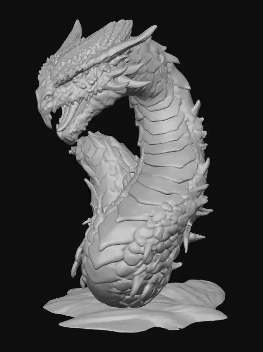 3D model for Inferno Serpent #villain#
