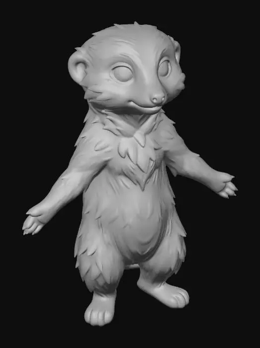 3D model for Golden Whiskers