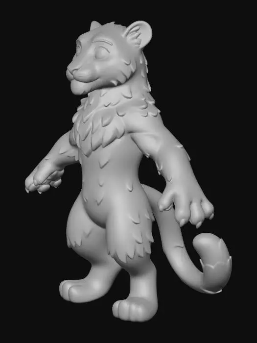 3D model for Jax the Jaguar