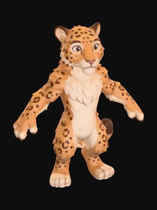 3D model for Jax the Jaguar