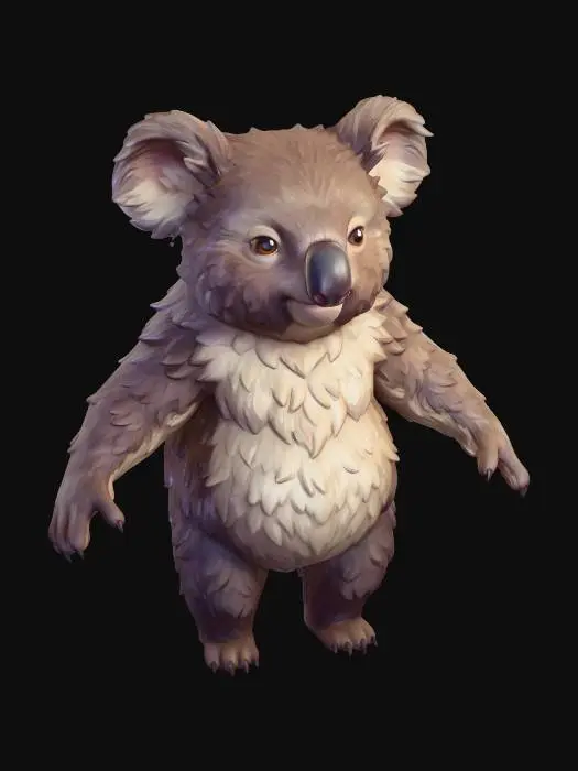 3D model for Moonlit Koala