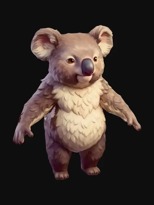 3D model for Moonlit Koala