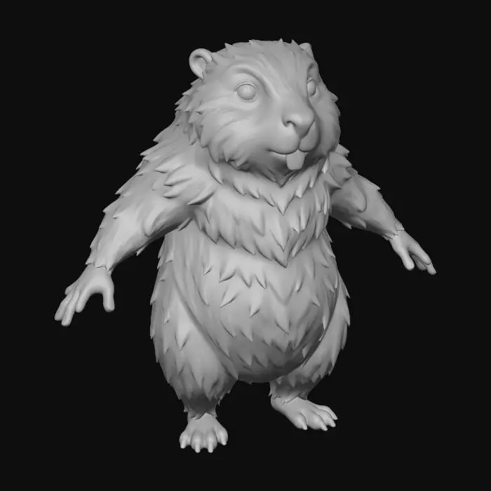 3D model for eager beaver