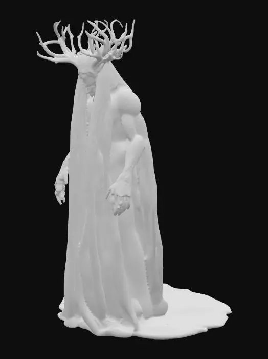 3D model for призрачный воин, бывший король, ныне мертвый, душа. Он может вселятся в других персонажей получая контроль над ними